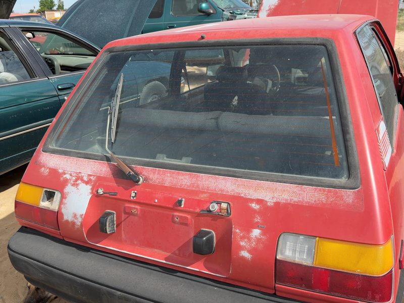 1987-1988 Toyota FX (includes Fx16) Trunk/Decklid/Hatch/Tailgate