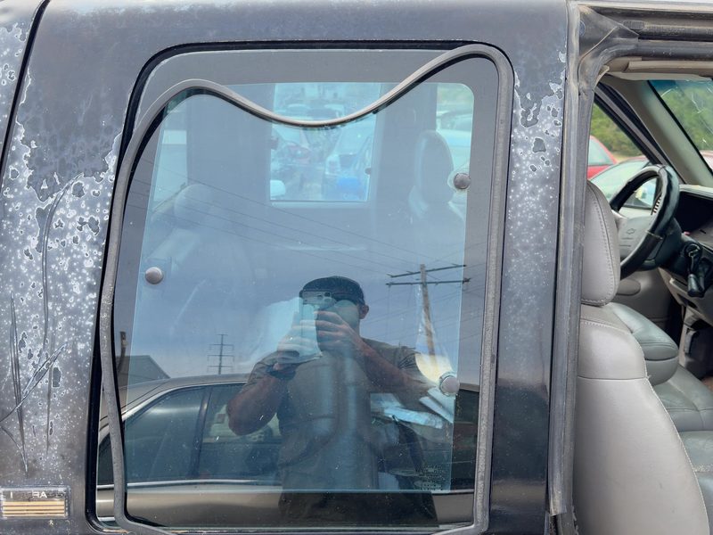 1989-2000 Chevrolet Pickup 1500 Series Rear Door Glass/Window RH