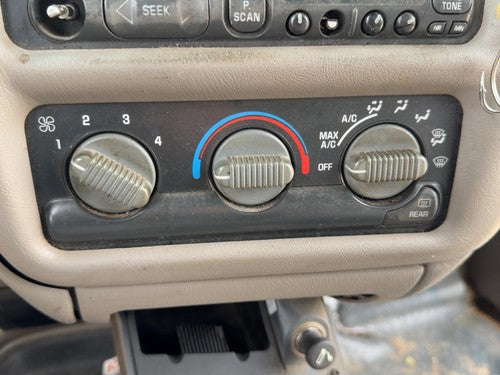 1998 Chevy S10 Blazer Temperature Control Module In Dash Heater Ac Head Unit Oem
