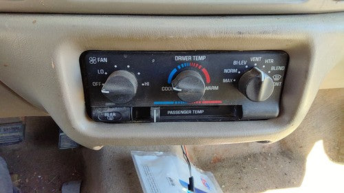 97-98 Buick Century Temperature Control Module In Dash Heater Ac Head Unit Oem