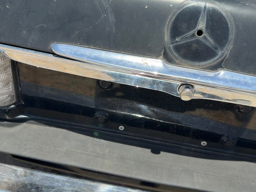 1980 Mercedes 450SL 107 License Plate Trim Surround Panel OEM Tail Trunk Finish