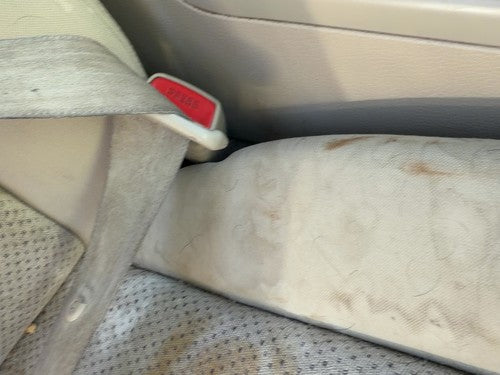 06-09 Legacy Outback Passenger Right Front Seat Belt Buckle Receiver Taupe Tau