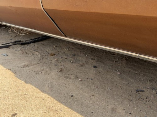 1974 Chevy Impala Driver Left Lower Rocker Panel Moulding Side Skirt Oem