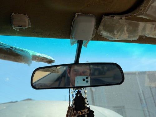 1996-2000 Honda Civic Inside Rear View Mirror Oem Windshield Mounted