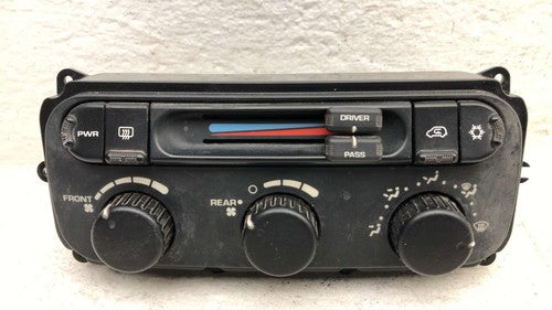 2003 Dodge Caravan Temperature Control Module In Dash Heater Ac Head Unit Oem