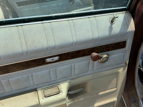 1974 Chevy Impala Driver Left Rear Door Trim Panel Manual Back