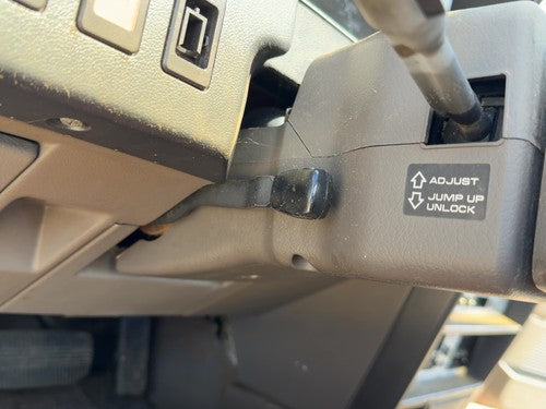 1985-1988 Nissan Maxima Clam Shell Steering Column Trim Gray OEM 6810042E00