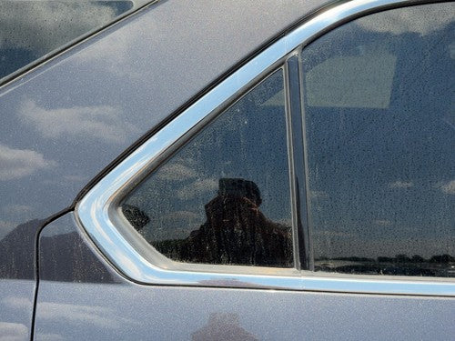 10-17 Equinox Passenger Right Rear Vent Window Back Door Glass With Frame Oem