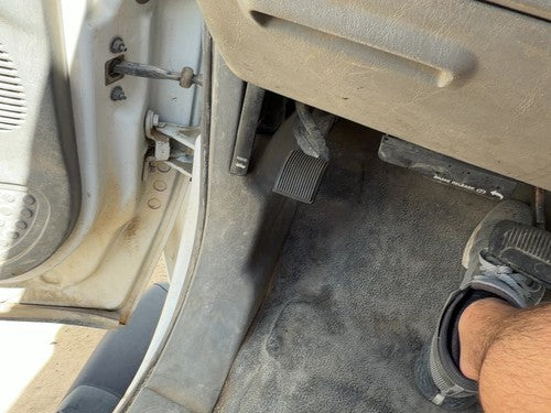 1999-2007 Ford F350 Driver Left Lower Kick Trim Panel Oem Gray