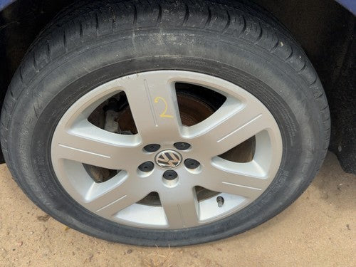 06-09 Beetle Convertible 16" Aluminum Wheel 6 Spoke Rim #2 16X6-1/2 Painted