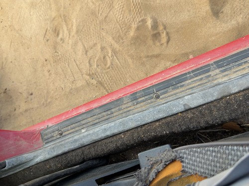 1987-1988 Toyota FX Driver Left Lower Sill Step Moulding Trim Panel Gray