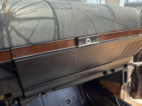 1980 Mercedes 450Sl 107 Glove Box Assembly Complete Door With Latch Oem Black