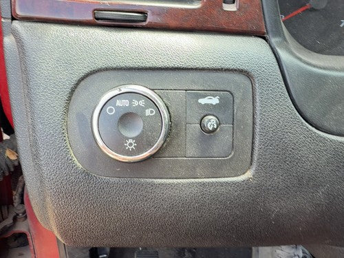 06-11 Chevy Impala Headlight Switch with Dimmer Trunk Release Ebony OEM 25821302