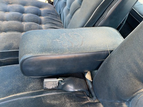 1986 Oldsmobile 98 Driver Left Front Arm Rest Side Seat Oem Blue