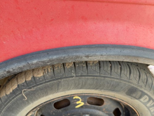 1987-1988 Toyota FX Driver Left Rear Wheel Flare Moulding OEM Back