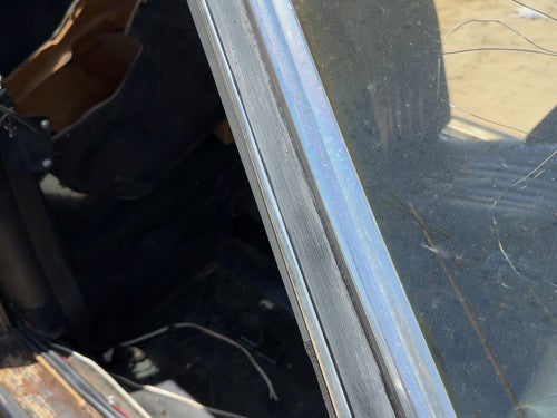 1980 Mercedes 450SL 107 Passenger Right Chrome Trim Around Door OEM Black