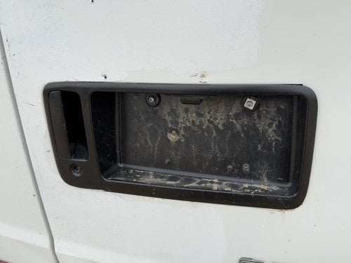2002 Chevy Express Van 2500 License Plate Trim Surround Panel Oem With Handle