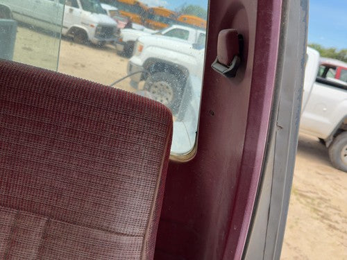 1987-1991 Ford F150 Pickup Driver Left Rear B-Post Trim Panel Red