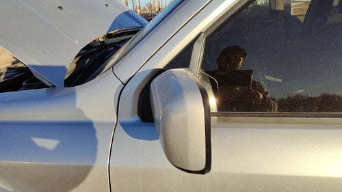 2009-2015 Honda Pilot Driver Left Side Mirror Door Mounted Oem Power Silver Si