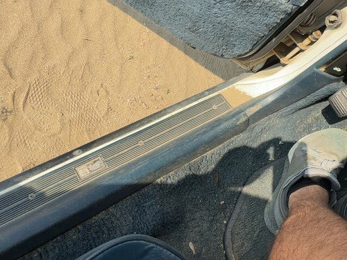 1986 Oldsmobile 98 Driver Left Lower Sill Step Moulding Trim Panel Oem Blue