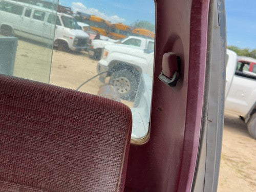 1987-1991 Ford F150 Pickup Driver Left Rear B-Post Trim Panel Red