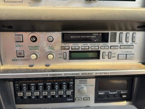 1987-1988 Nissan Maxima Stock Radio Oem Factory Stereo Am-Fm-Stereo Cassette Gl