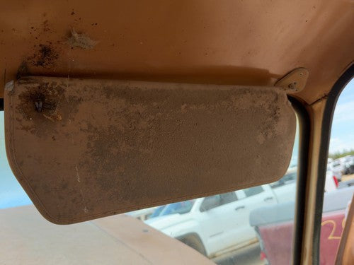 1980 Chevy Silverado C20 Passenger Right Sun Visor Oem Tan