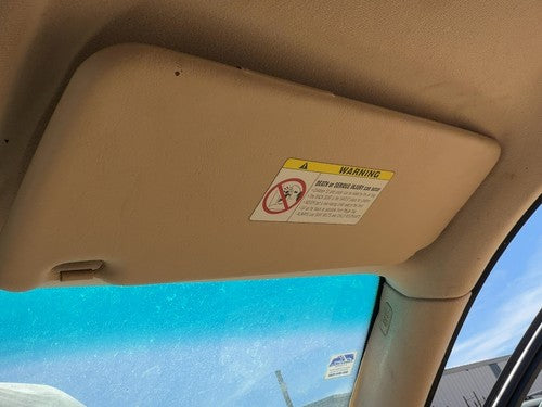 2001-2003 Bmw 530I Passenger Right Sun Visor Oem Tan 51168242558