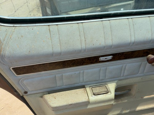 1974 Chevy Impala Driver Left Rear Door Trim Panel Manual Back