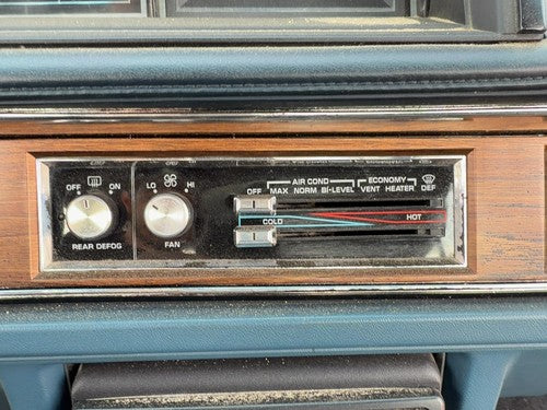 1986 Oldsmobile 98 Temperature Control Module In Dash Heater Ac Head Unit Oem