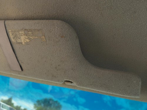 2002-2004 Ford F150 Driver Left Sun Visor Oem Gray 2L3Z1504105Dab