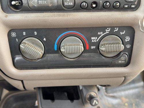 1998 Chevy S10 Blazer Temperature Control Module In Dash Heater Ac Head Unit Oem