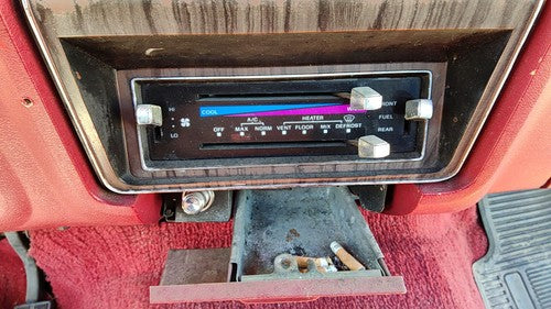 1983 Ford F150 Temperature Control Module In Dash Heater Ac Head Unit Oem