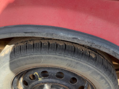 1987-1988 Toyota FX Passenger Right Rear Wheel Flare Moulding OEM Back