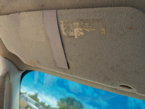 2002-2004 Ford F150 Driver Left Sun Visor Oem Gray 2L3Z1504105Dab