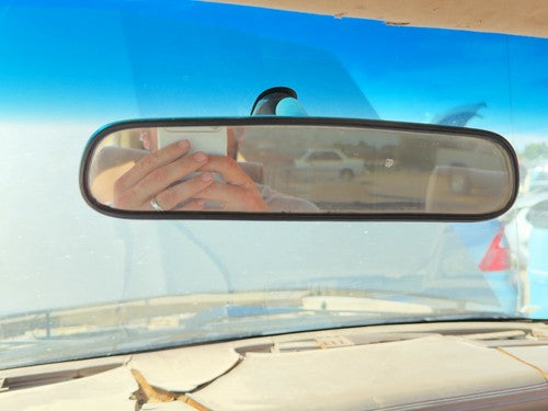 1989-1996 Buick Century Inside Rear View Mirror Oem Windshield Mounted