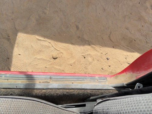 1987-1988 Toyota FX Passenger Right Lower Sill Step Moulding Trim Panel Gray