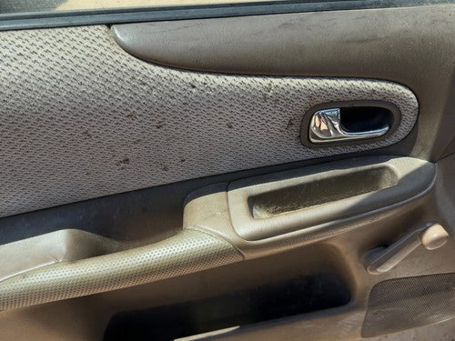 1999-2000 Mazda Protege Dx Driver Left Front Door Trim Panel Manual Brown