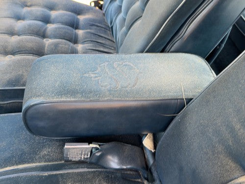 1986 Oldsmobile 98 Driver Left Front Arm Rest Side Seat Oem Blue