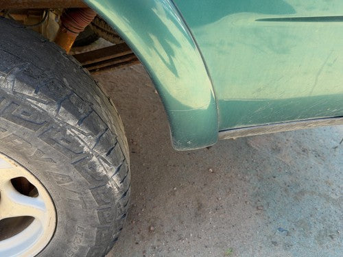 97-04 Ford F150 Driver Left Rear Wheel Flare Moulding Oem Back Pacific Green Ps