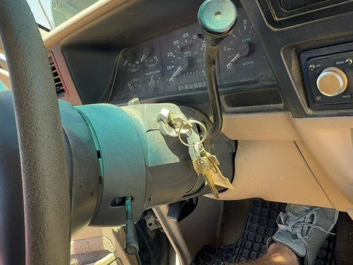 1991-1994 Ford Explorer 2 Dr Steering Column Assembly Tilt Cruise Tan