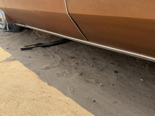 1974 Chevy Impala Driver Left Lower Rocker Panel Moulding Side Skirt Oem