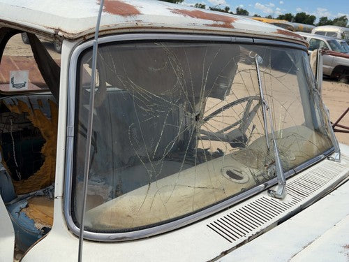 1967-1972 Ford F350 Windshield Chrome Trim Conventional Cab Factory OEM