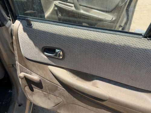 99-00 Mazda Protege Dx Passenger Right Rear Door Trim Panel Manual Back Brown