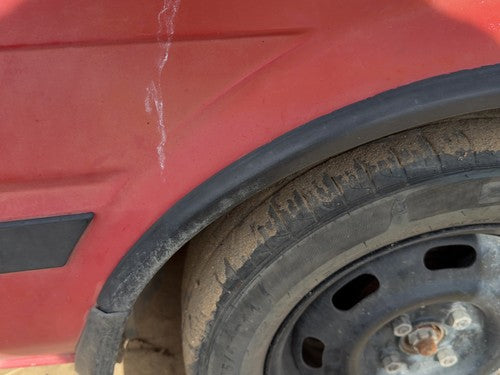 1988 Toyota Fx Passenger Right Front Wheel Flare Moulding Oem Fender Red