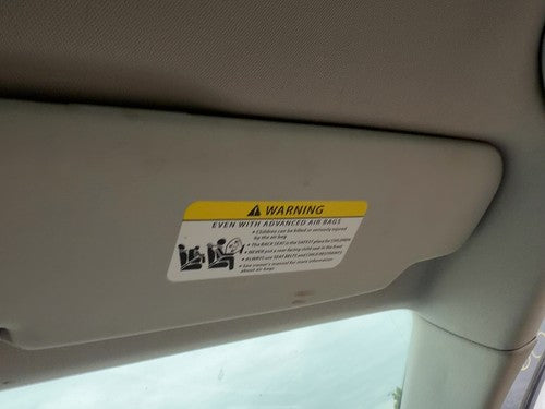 2011-2018 Vw Jetta Passenger Right Sun Visor Oem Black 5C6857552A2F4