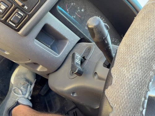1993-1995 Nissan Pathfinder Steering Column Assembly OEM Gray Floor Shift