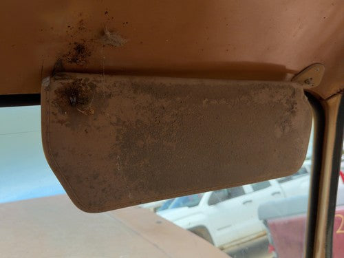 1980 Chevy Silverado C20 Passenger Right Sun Visor Oem Tan