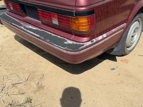 1987-1988 Nissan Maxima Rear Bumper Cover Assembly Oem Back Red 8502232E25