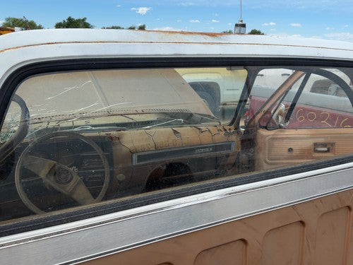 1973-1988 Chevy Silverado C20 Back Glass Rear Window Oem 00363107